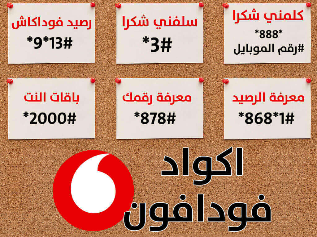 كود اشتراك باقة نت فودافون , كيف تشترك في باقات فودافون